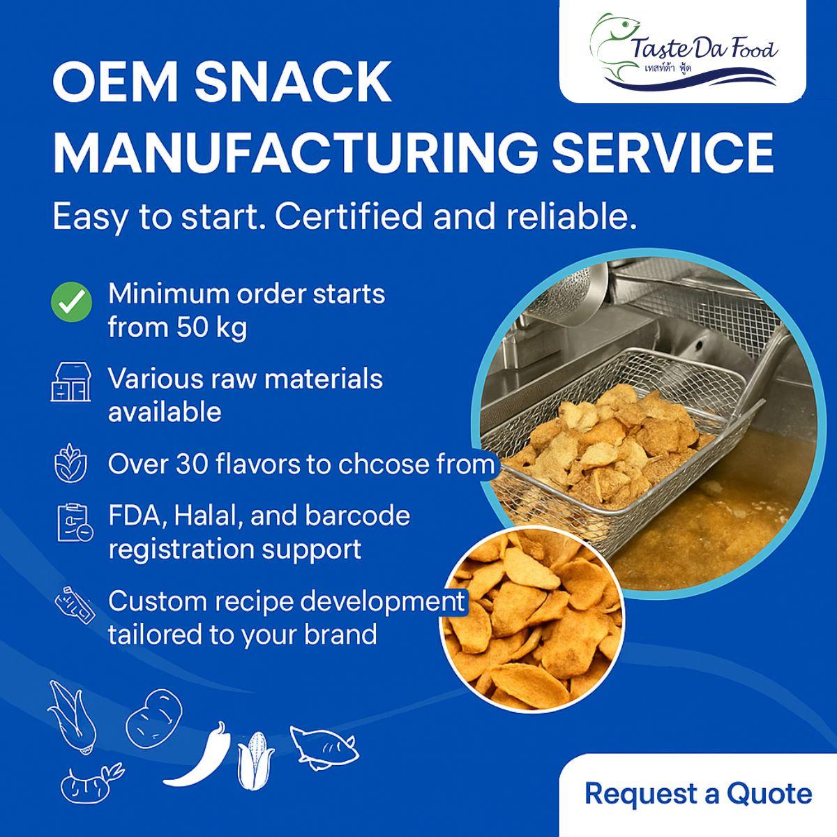 OEM ODM Crispy Snack