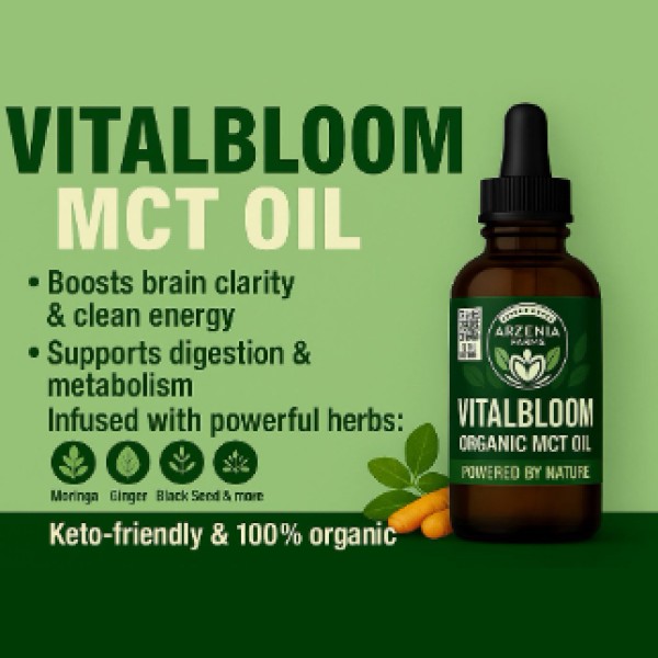 VitalBloom Organic MCT Oil