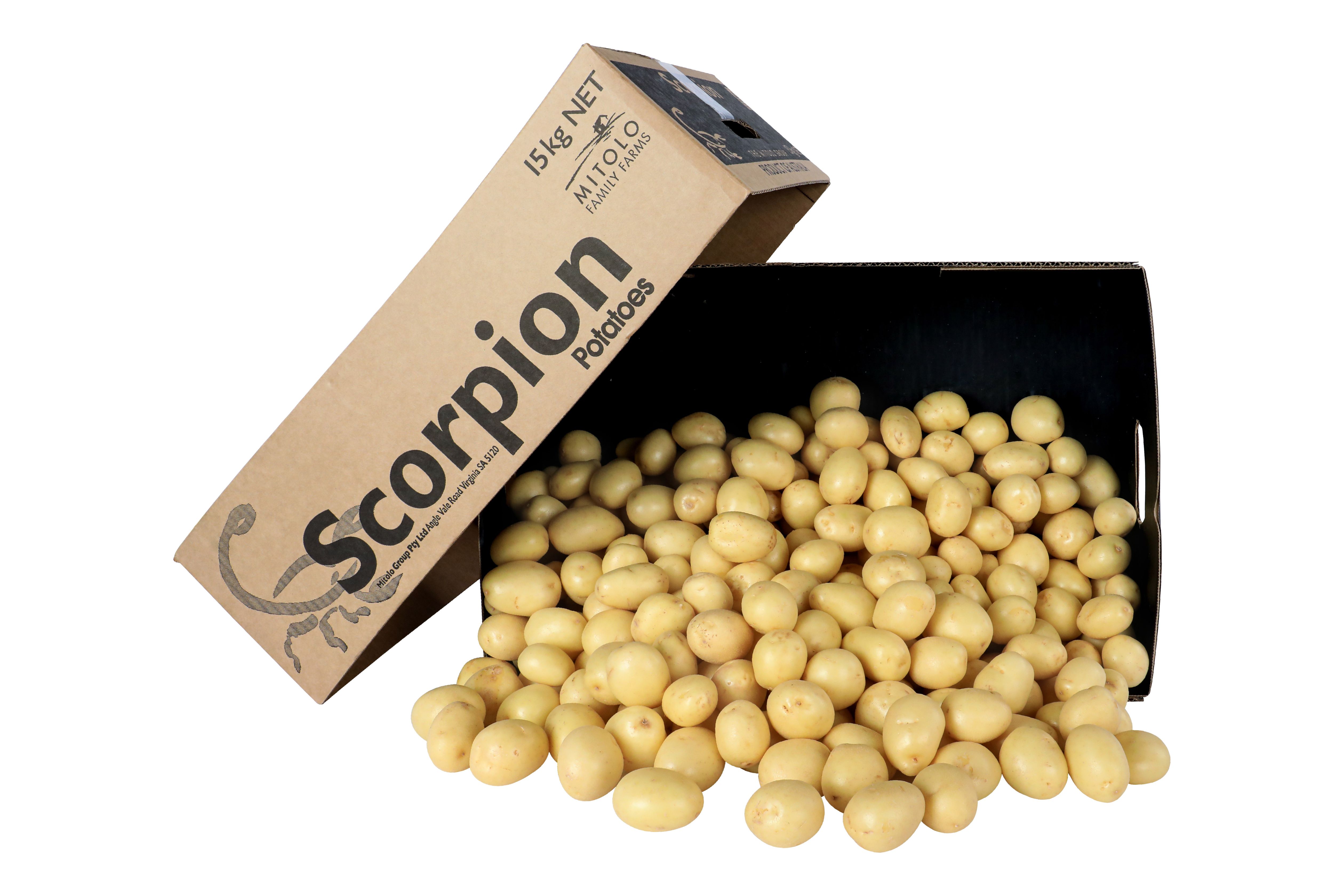 Scorpion White Washed Cocktail Potatoes