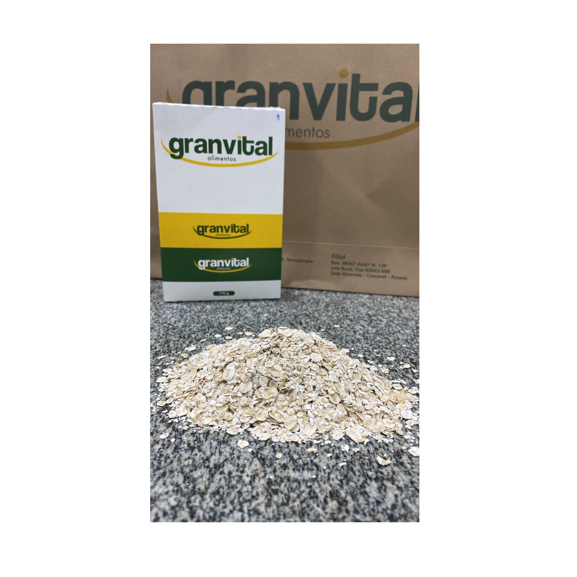 Aveia em Flocos Médios com Baixo Teor de Gordura