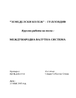 Международна валутна система