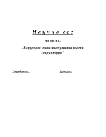 Корупция в институционалната структура