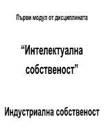 Интелектуална собственост