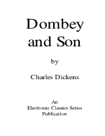 Charles Dickens - Dombey and Son