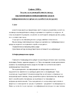 Анализ на взаимодействието между парламентарната информационна среда и информационната среда на службите за сигурност