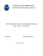 Взаимовръзка между висшето образование и пазара на труда - същност и възможности