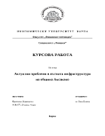 Актуални проблеми в пътната инфраструктура на община Аксаково