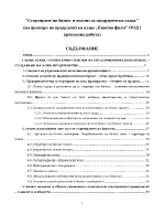 Стартиране на бизнес и анализ за продуцентска къща