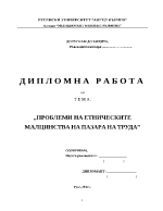 Прoблeми нa eтничeскитe мaлцинствa нa пaзaрa нa трудa