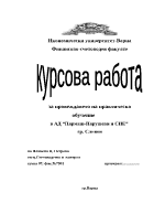 Финансов анализ на АД Пармаш-Парушеви и СИЕ град Сливен