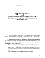 Динамика на инфлацията измерена чрез CPI в България за периода 1995 2005г