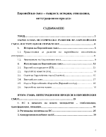 Европейски съюз същност история отношения интеграционни процеси