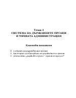 Система на държавните органи и тяхната администрация