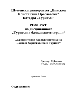 Сравнителна характеристика на Босна и Херцеговина и Турция