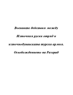 Военните действия между Източния руски отряд и източнодунавската турска армия Освобождението на Разград