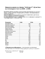 Финансов анализ на фирма Ноботекс-Р АД