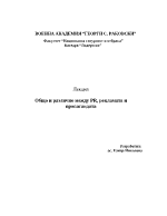 Общо и различно между PR рекламата и пропагандата