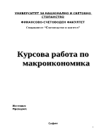 Курсова работа по макроикономика