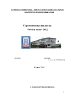 Стратегически анализ на Мизия милк ООД