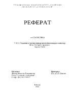 Студенти в частни университети бакалавър и магистър - мъже - статистическо изследване