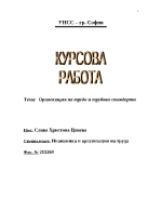 Организация на труда и трудови стандарти