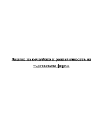 Анализ на печалбата и рентабилността на търговската фирма