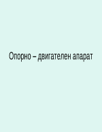 Опорно-двигатетелен апарат