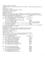 Изпитна задача по счетоводство