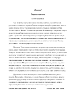 Кратък преразказ на романа Прашка на Йордан Радичков