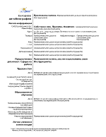 Примерна форма за CV на български език