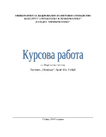 Курсова работа за вестник Новинар