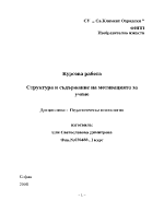 Структура и съдържание на мотивацията за учене