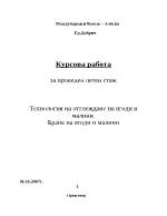 Технология на отглеждане на ягоди и малини