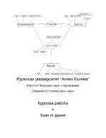 Курсова по бази данни