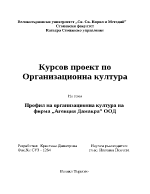 Профил на организационна култура на фирма