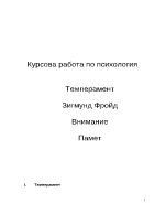 Темперамент Зигмунд Фройд внимание памет