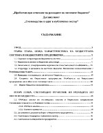 Проблеми при отчитане на разходите по местните бюджети