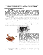 МАГНИТНИ ВЕРИГИ В ЕЛЕКТРИЧЕСКИТЕ АПАРАТИ ОСНОВНИ СВОЙСТВА НА МАГНИТНИТЕ ВЕРИГИ