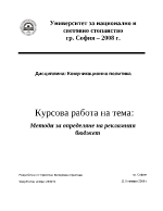 Методи за определяне на рекламния бюджет