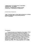 Количествен и качествен анализ на основни видове пощенски улуги