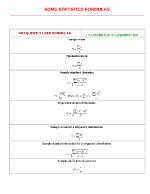 Формули по статистика