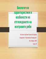 Презентация по Рибовъдство