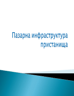 Пазарна инфраструктура