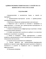 Админстративно-териториално устройство на инфраструктурата в България