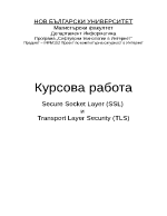 Secure Socket Layer SSL и Transport Layer Security TLS