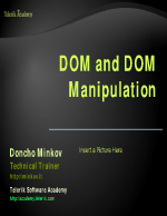 DOM and DOM Manipulation