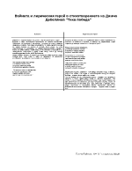Войната и лирическия герой в стихотворението на Димчо Дебелянов Тиха победа