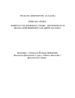 Урок по литература за 9 клас