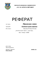 Мрежово ниво - реферат по компютърни мрежи