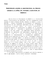 Kомплексен анализ и диагностика на бизнес средата и избор на пазарна стратегия на фирмата